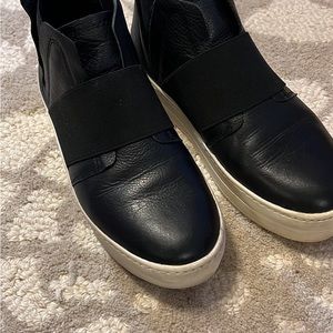 J/Slides, platform ankle tennies, size 6.5